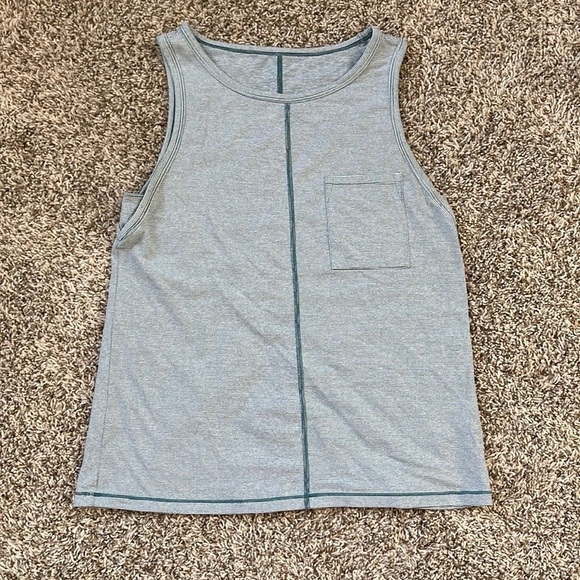 Lucy Tops - Lucy tank top striped Athletic blue & white size medium
